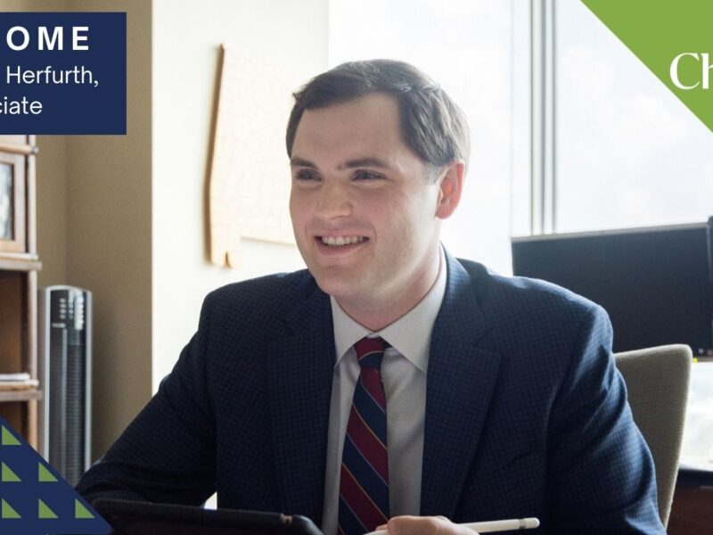 Connor W. Herfurth Joins Christian & Small As Newest Firm Associate in Birmingham Office