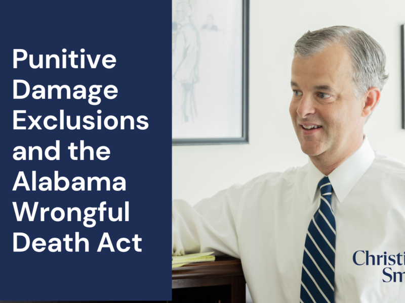 Punitive Damage Exclusions and the Alabama Wrongful Death Act