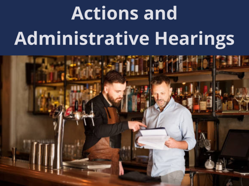 PART VI: ABC Enforcement Actions and Administrative Hearings