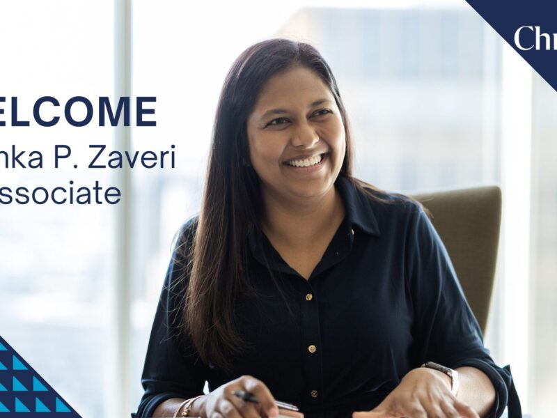 Christian & Small Welcomes Priyanka P.  Zaveri As Newest Associate in the Birmingham Office
