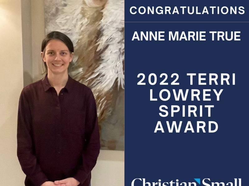 This Year’s Terri Lowrey Spirit Award
