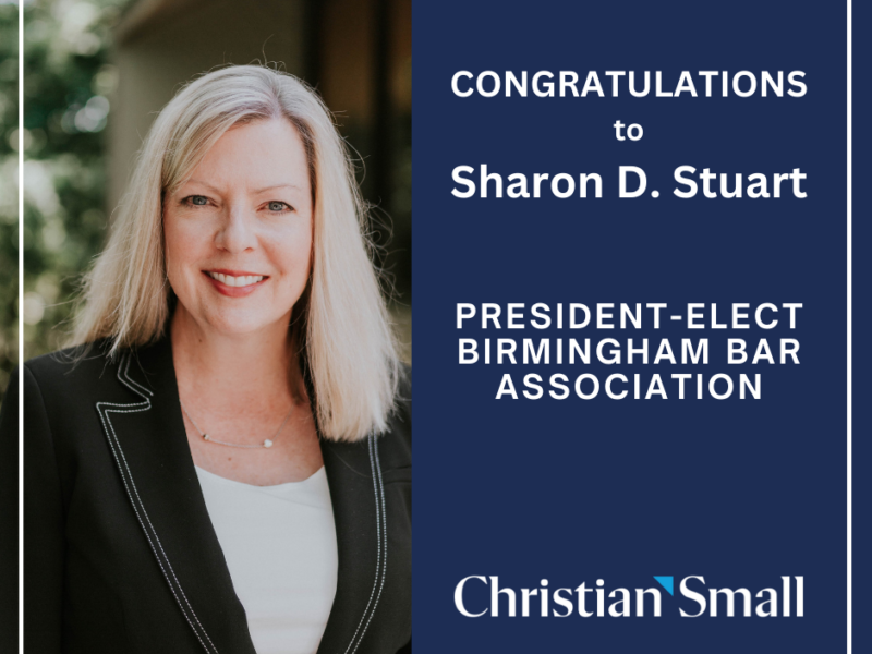 Partner Sharon D. Stuart Elected President-Elect of the Birmingham Bar Association
