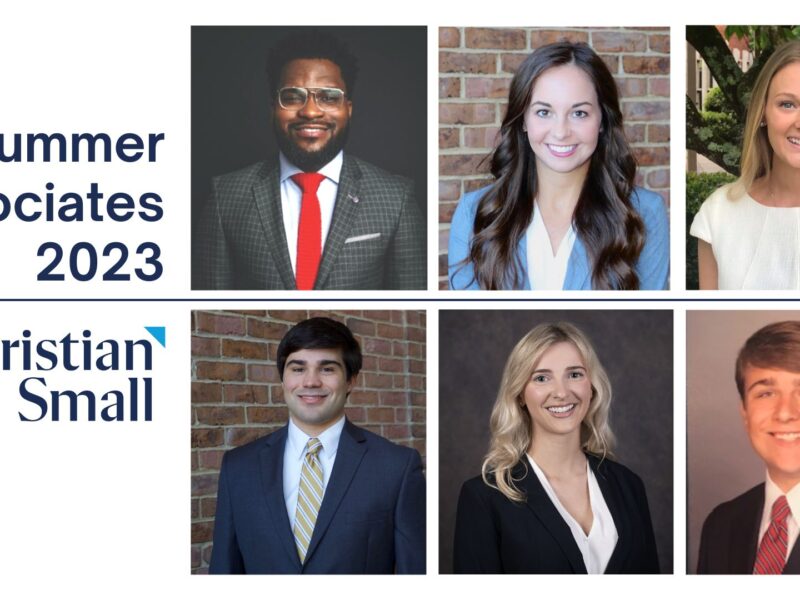 Christian & Small Welcomes 2023 Summer Associates