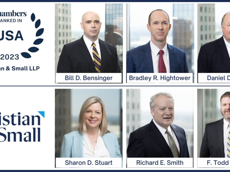 Chambers USA 2023 Recognizes Christian & Small and Six Partners