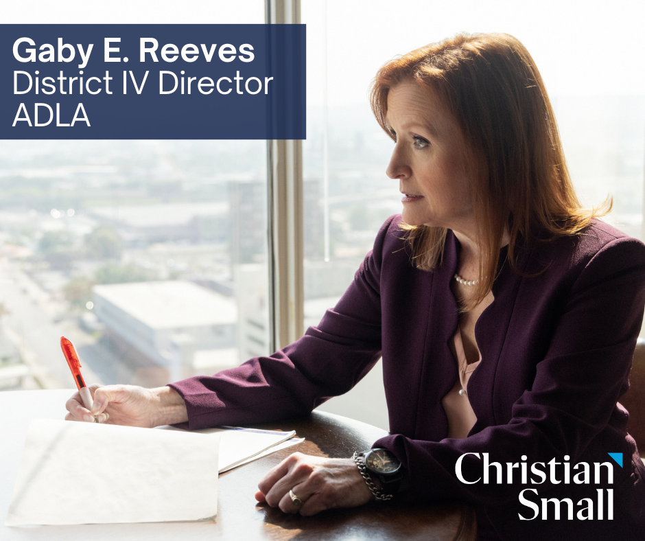 Gaby Reeves Appointed To Serve As Director for ADLA District IV