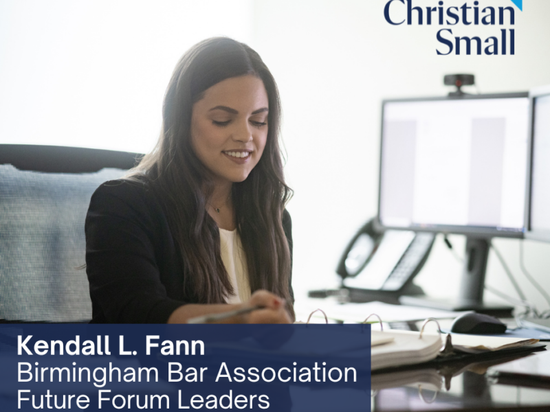 Kendall L. Fann To Participate in the Birmingham Bar Associations 2023 Future Leaders Forum