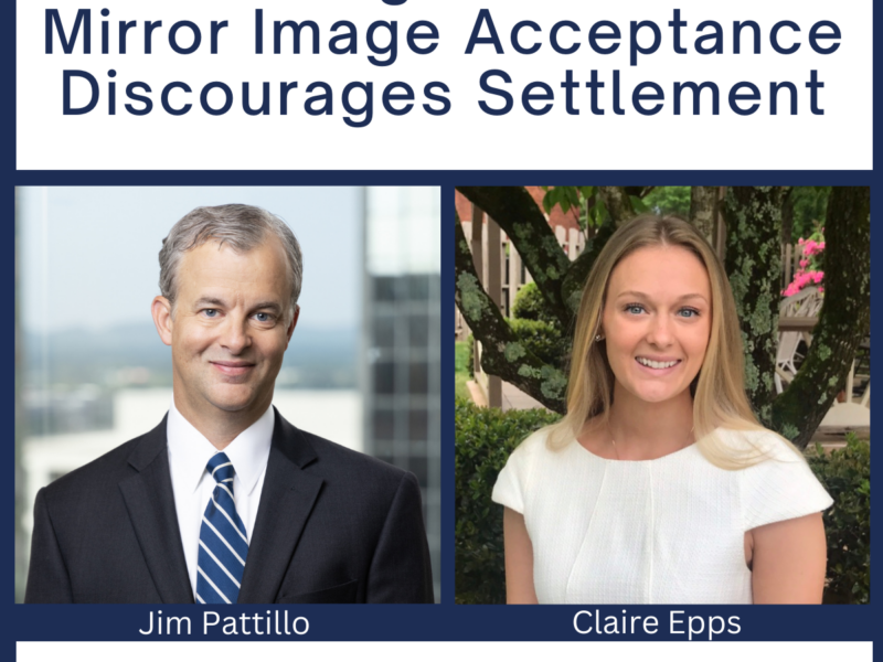 Strict Georgia Decision on Mirror Image Acceptance Discourages Settlement