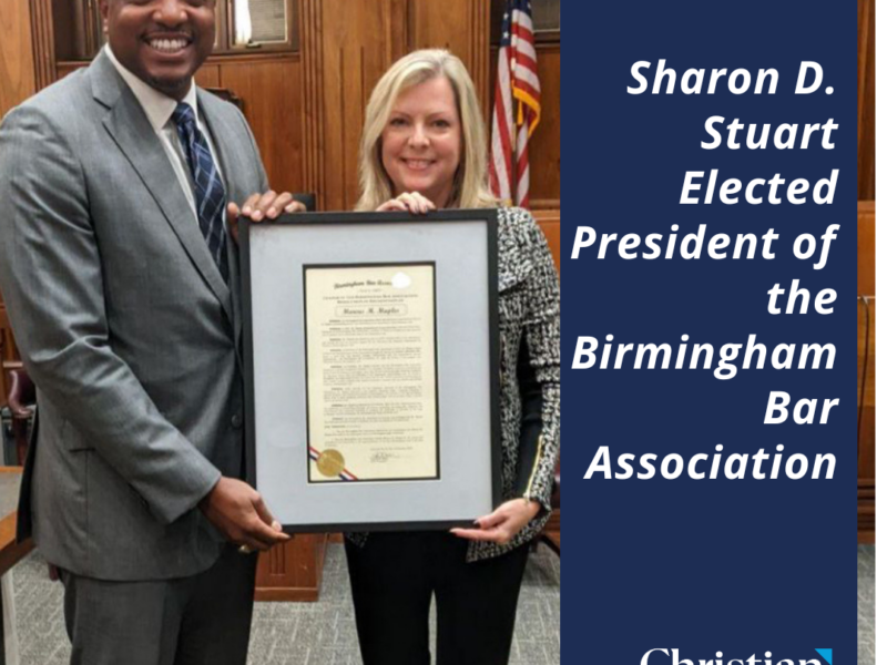 Partner Sharon D. Stuart Elected President of the Birmingham Bar Association