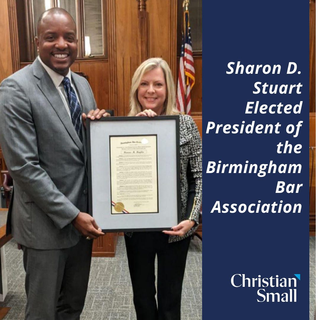 Partner Sharon D. Stuart Elected President of the Birmingham Bar Association
