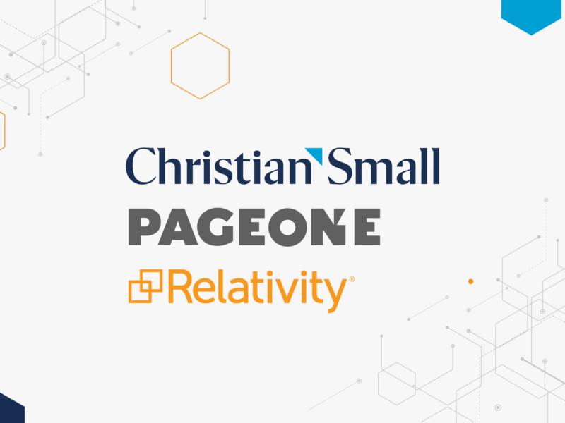 Evolving E-Discovery Services at Christian & Small: Forging the Modern Day Litigation Support