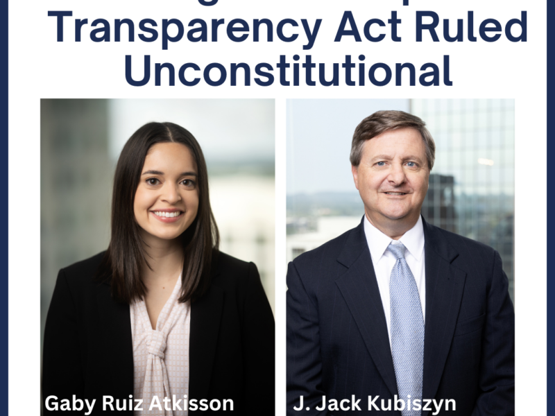 Breaking: The Corporate Transparency Act Ruled Unconstitutional