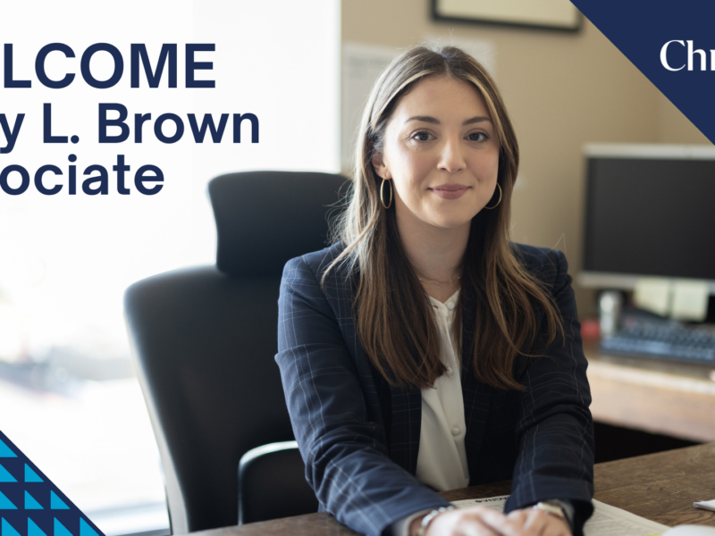 Christian & Small Welcomes Riley L. Brown