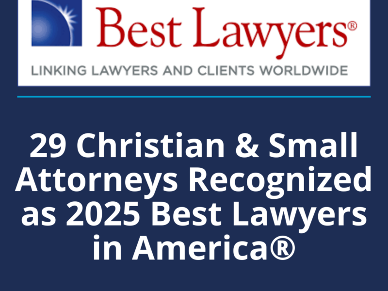29 Christian & Small Attorneys Recognized as 2025 Best Lawyers in America®