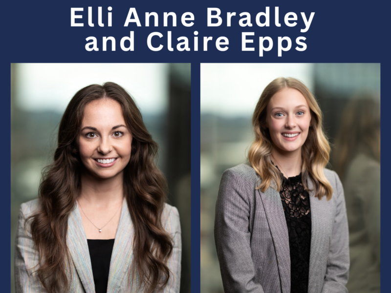 Christian & Small Welcomes Associates Elli Anne Bradley and Claire Epps to the Birmingham Office
