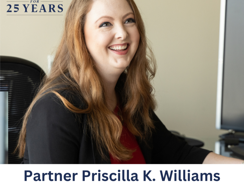 Partner Priscilla K. Williams  Named a 2025 Top 40 Under 40 By The Birmingham Business Journal