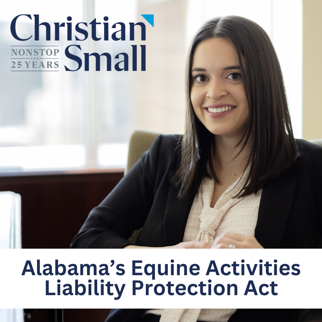 Alabama’s Equine Activities Liability Protection Act