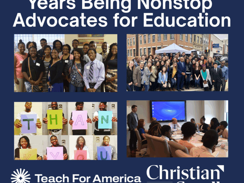 Nonstop Advocates for Our Community – Fifteen Years Of Partnering with Teach for America Alabama