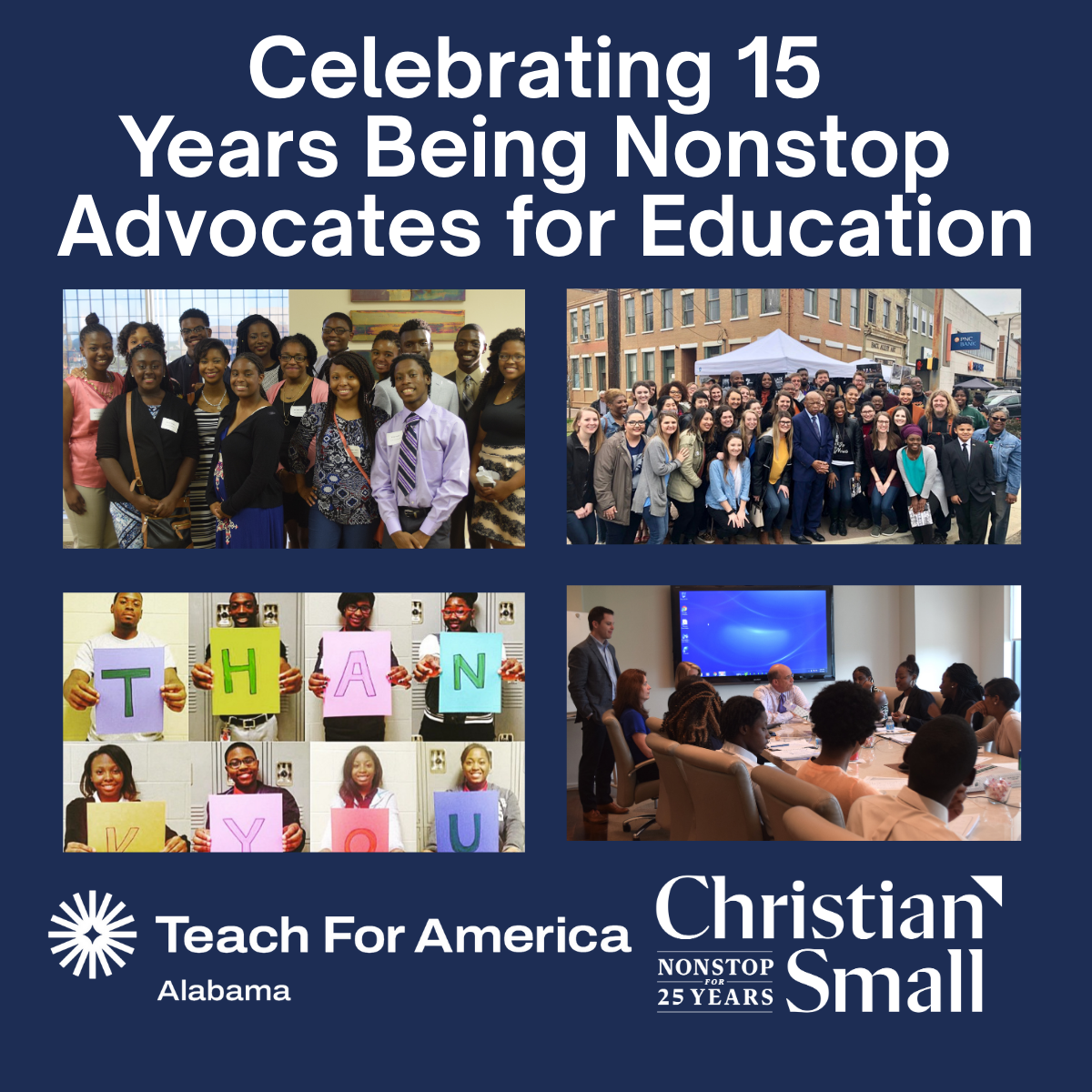 Nonstop Advocates for Our Community – Fifteen Years Of Partnering with Teach for America Alabama