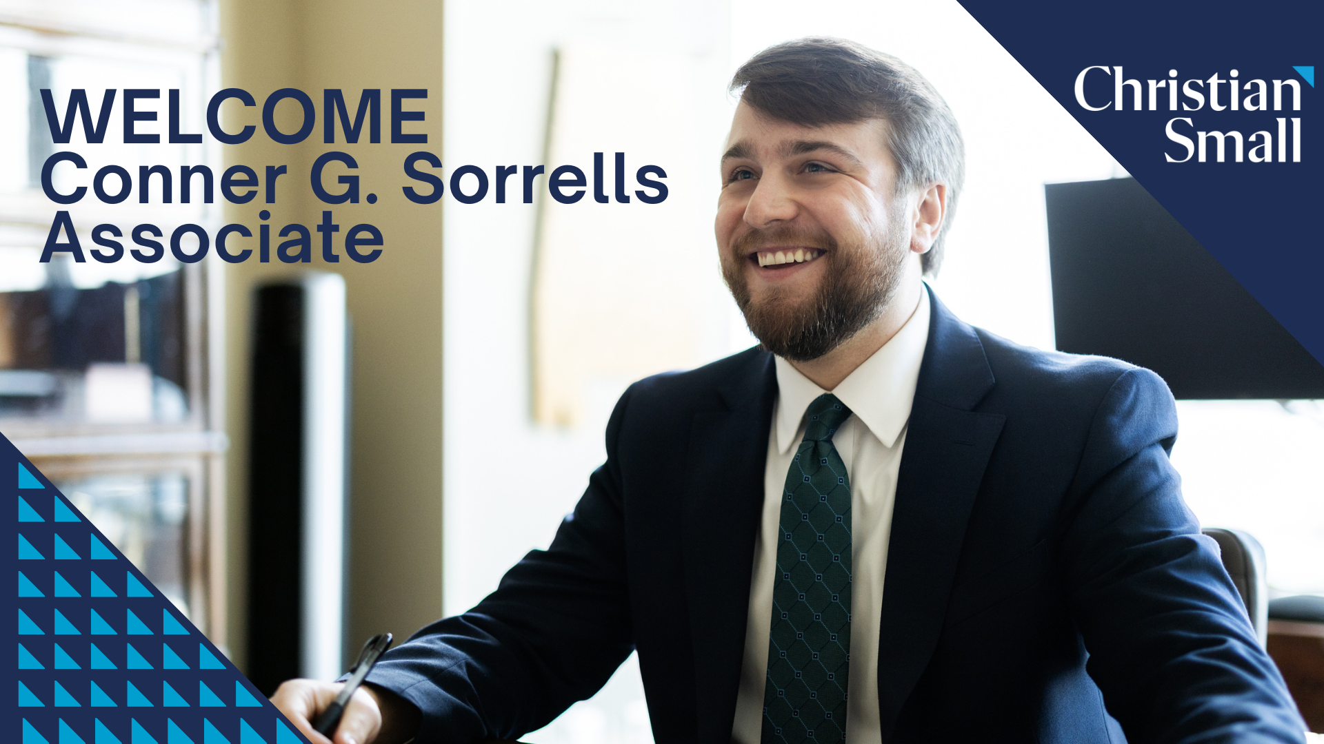 Christian & Small Welcomes Conner G. Sorrells As Newest Associate in the Birmingham Office