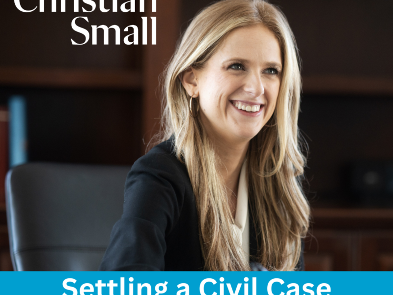 Settling a Civil Case Involving a Minor